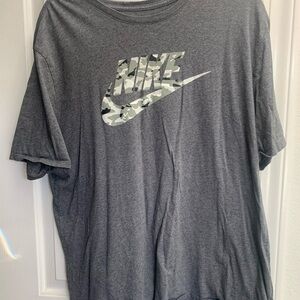 Nike Camo Logo Gray Men's Tee